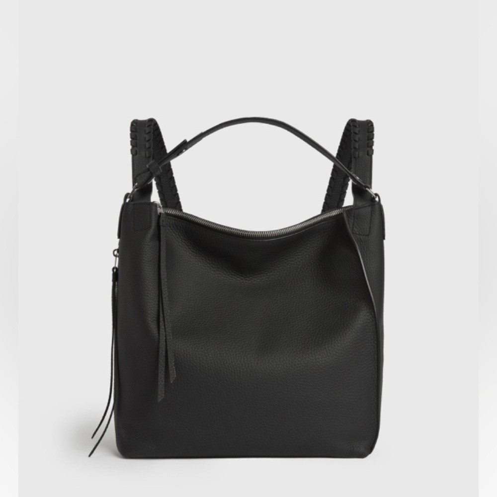 ALL SAINTS Kita Pebbled Leather Crossbody